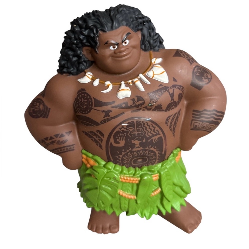 Disney Moana Maui Action Figure Kids 8” Tattooed Posable ArmsToy